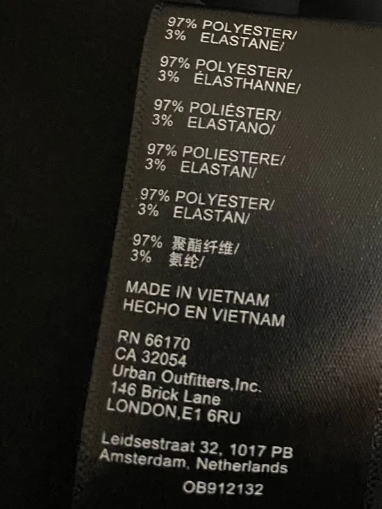 Urban Outfitters Black Cowl Neck Slip Mini Dress - Picture 12 of 14